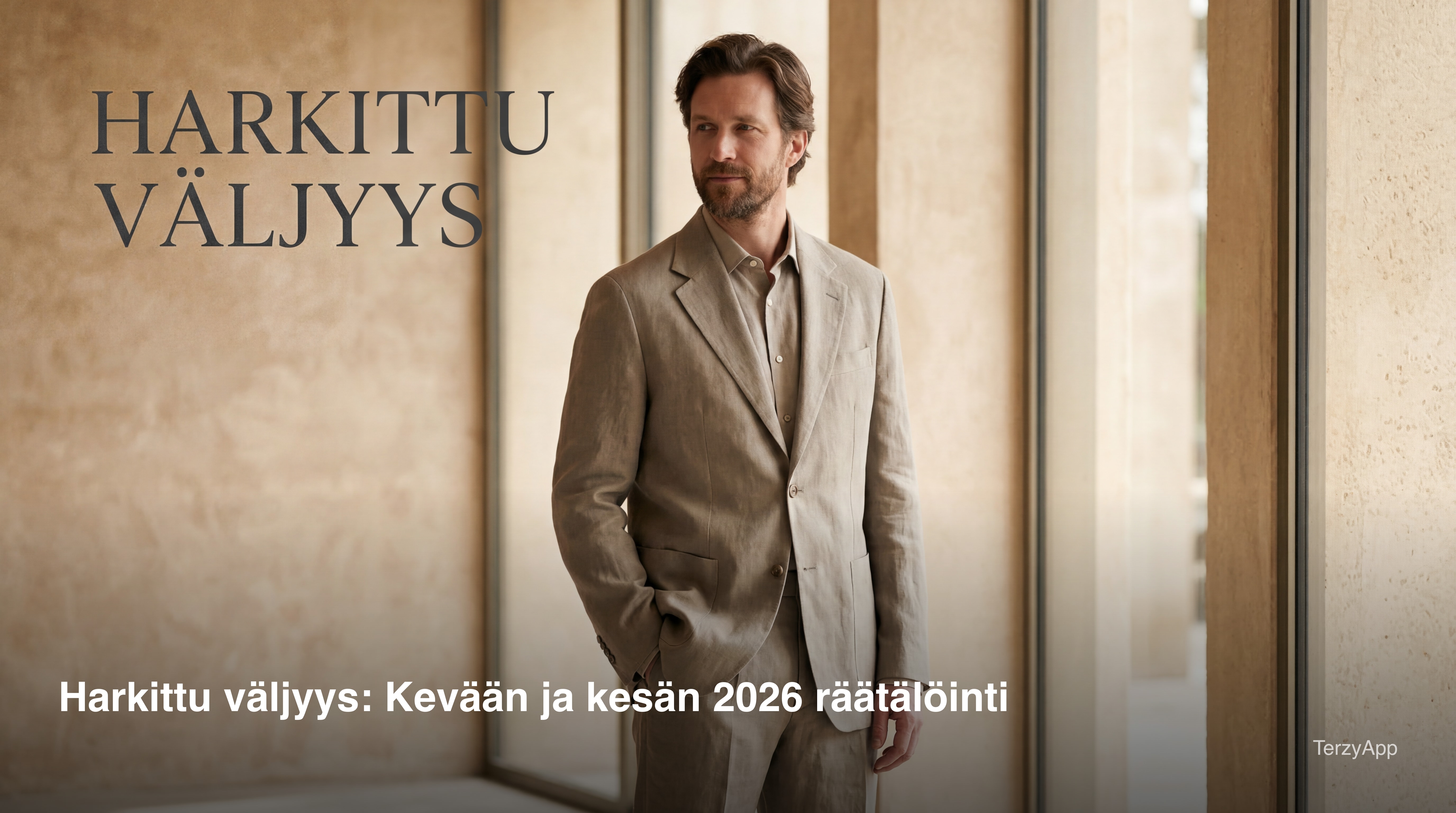 Harkittu väljyys: Kevään ja kesän 2026 räätälöinti