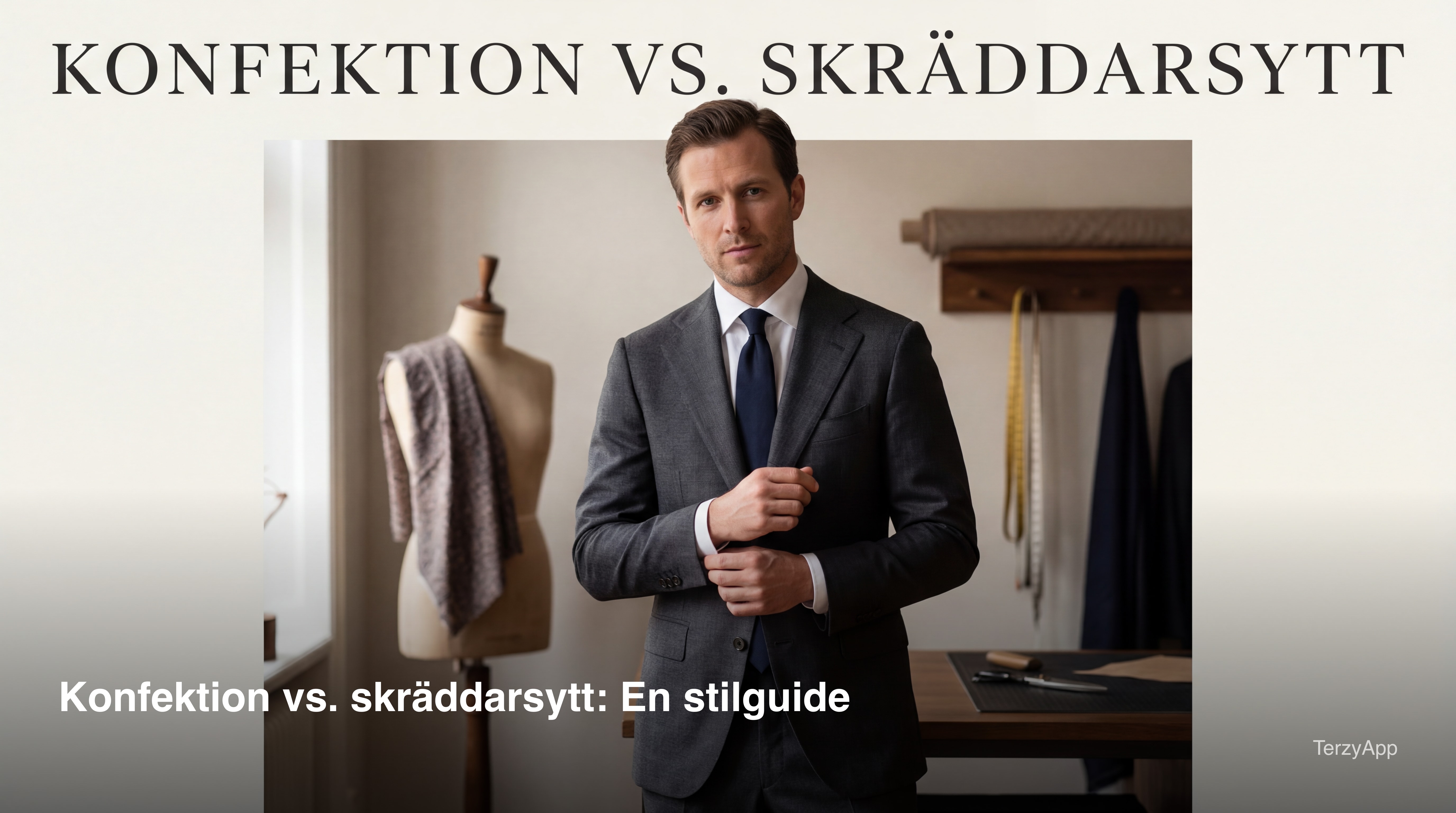 Konfektion vs. skräddarsytt: En stilguide