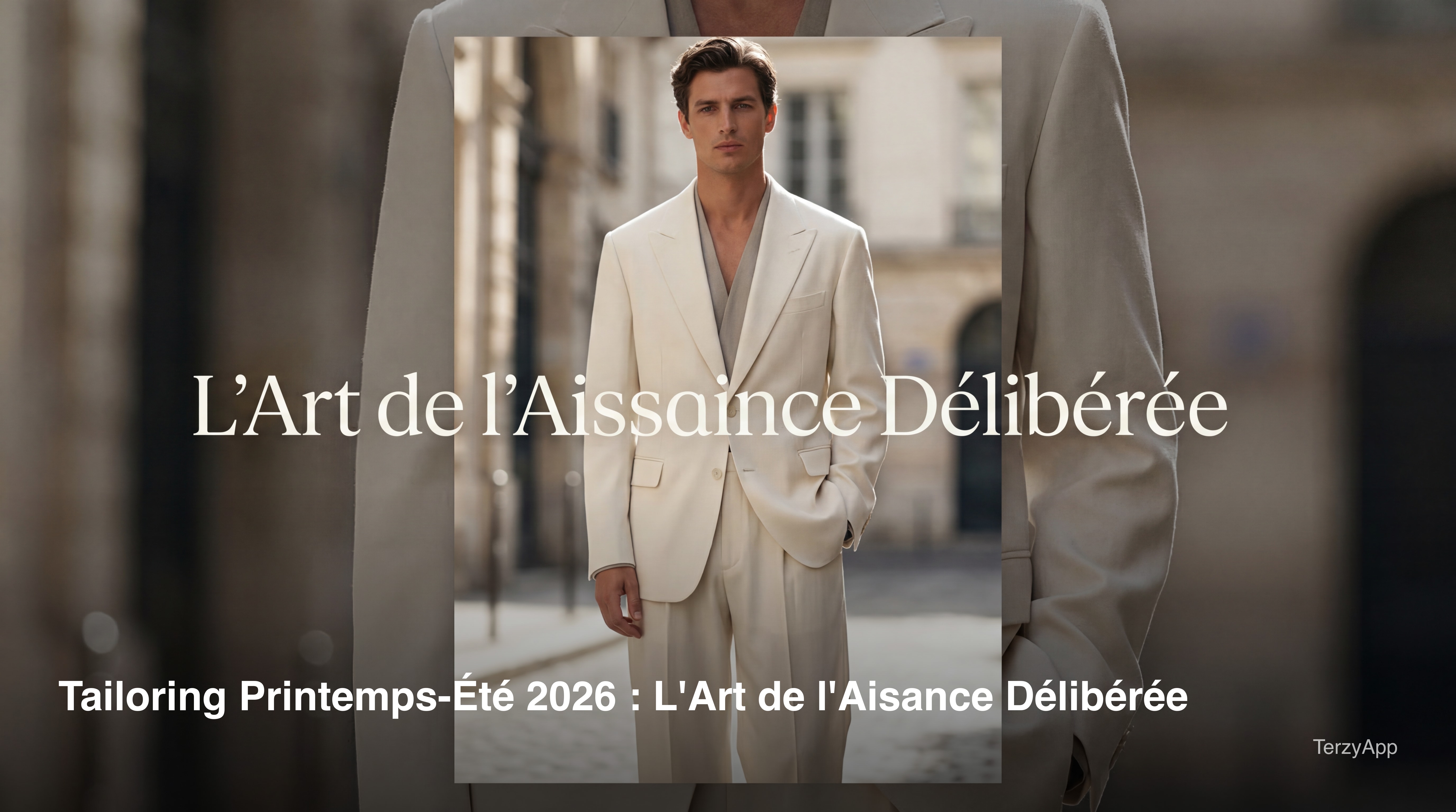 Tailoring Printemps-Été 2026 : L'Art de l'Aisance Délibérée