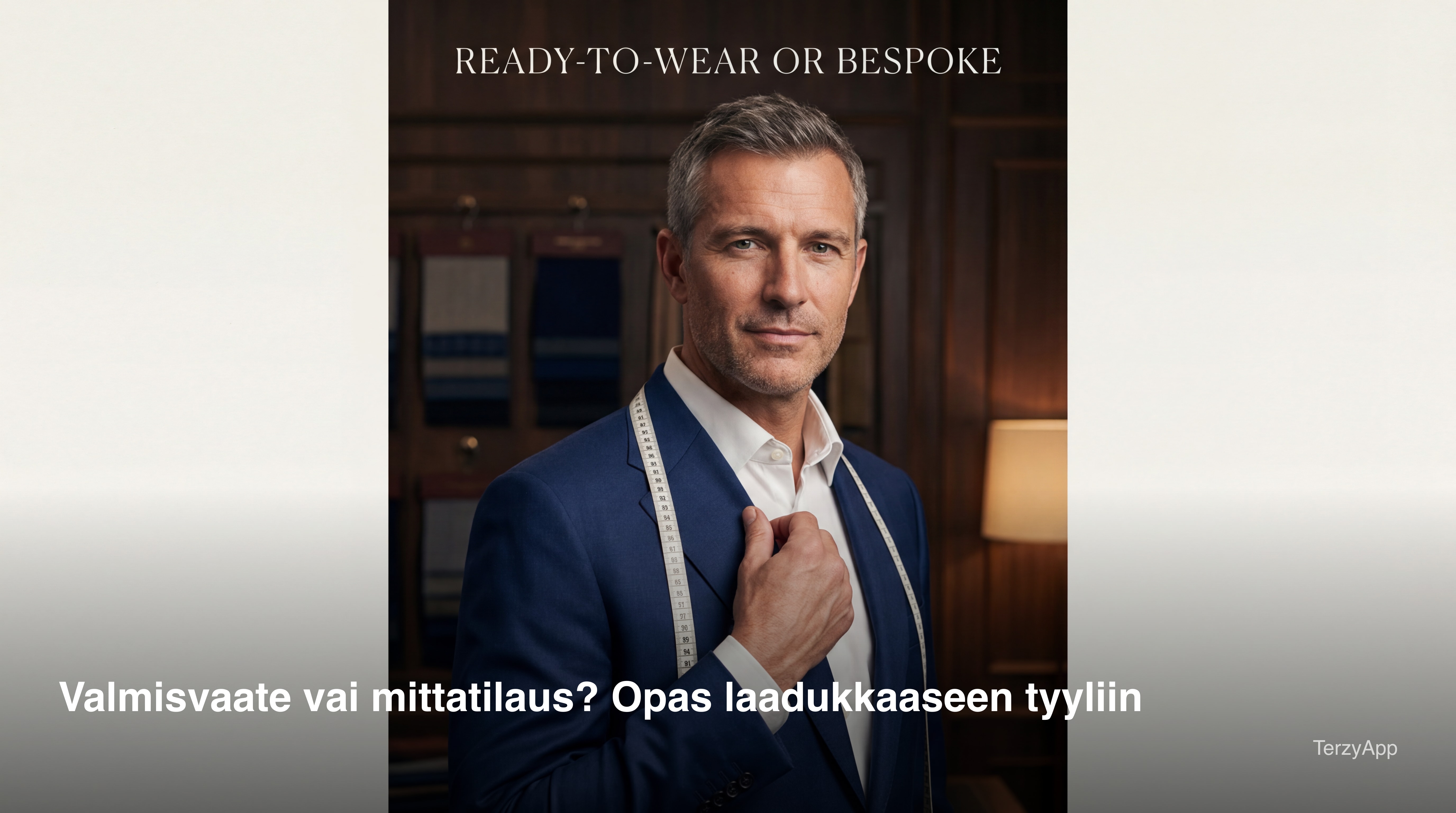 Valmisvaate vai mittatilaus? Opas laadukkaaseen tyyliin
