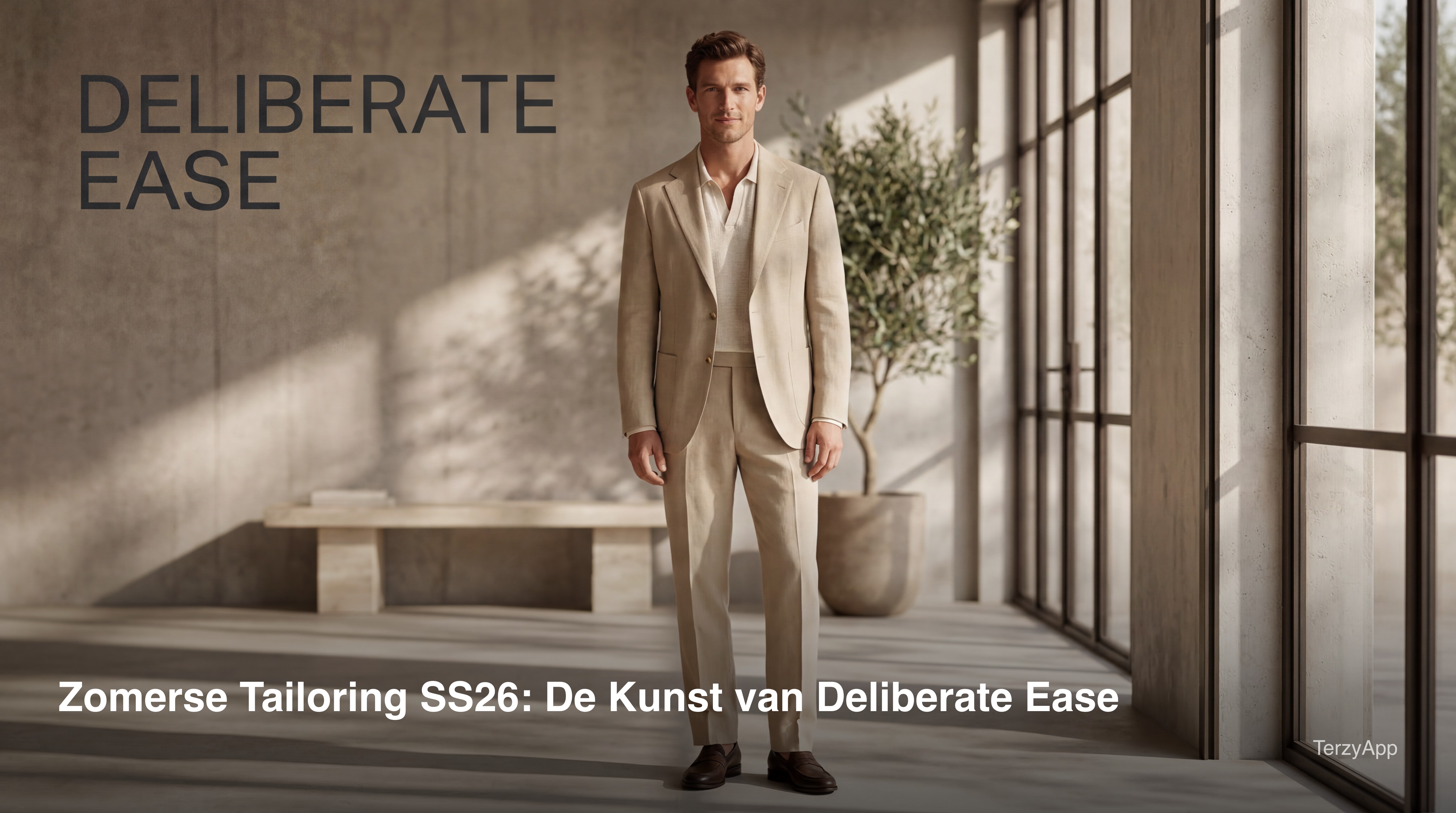 Zomerse Tailoring SS26: De Kunst van Deliberate Ease